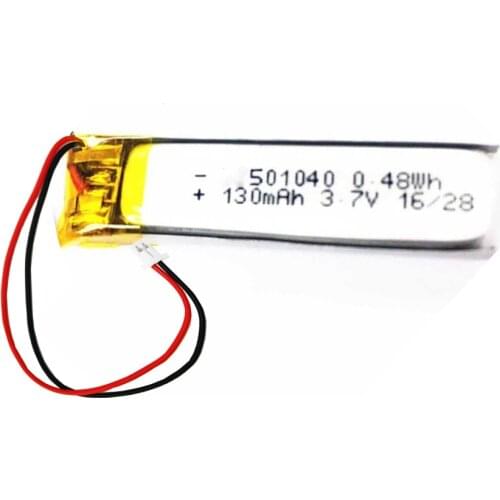 501040 165MAH Bluetooth headset battery polymer 3.7V lithium battery charging