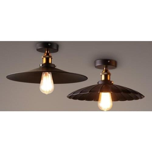 American Retro Ceiling Lamp Living Room Light Creative Aisle Corridor Little Black Dress Ceiling Lamp Home Deco Light Fixtures