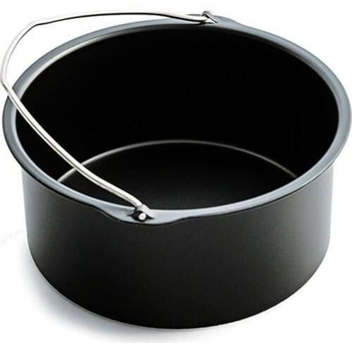 6/7/8 inches Non Stick Cake Mold Baking Tray Pan Round Roasting Basket Bakeware Mould Kitchen Air Fryer Accessories