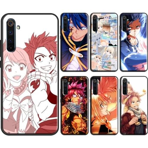 Anime Manga Fairy Tail Case For OPPO Realme 7 6 8 Pro C3 C15 C21 7i GT Q3 Pro Cover For OnePlus 8 9 Pro Nord 8T