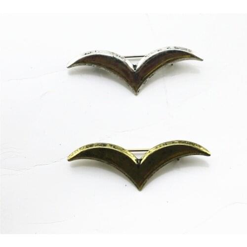 DUOSHENG Silver Brooches For Clothes