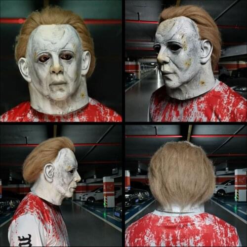 Halloween Michael Myers Mask Halloween Carnival Costume Party Scary Horror Masquerade Latex Mask