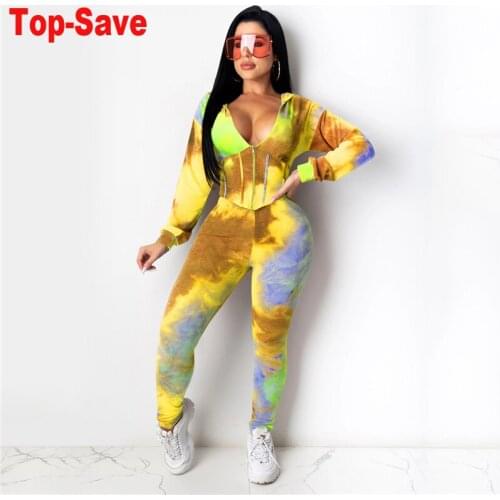 Fashion Printed Casual Sports Suit Workout Lounge Wear Two Piece Set Women Clothing Streetwear Matching Sets For Women Birthday