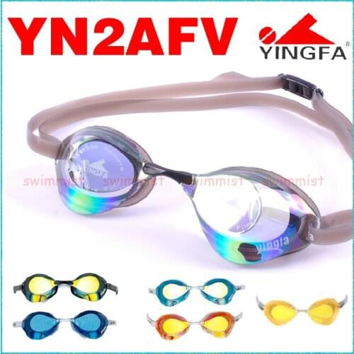 NEW! YINGFA YN2AFV PROFESSIONAL SWIMMING GOGGLES FOR COMPETITION TRAINING RACING ANTI-FOG UV PROTECTION BLACK BLUE ORANGE YELLOW