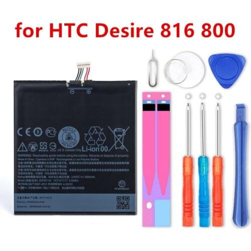 New 2600mAh BOP9C100 Li-ion Phone Battery for HTC Desire 816 800 D816W D816 816W A5 816t 816v 816e