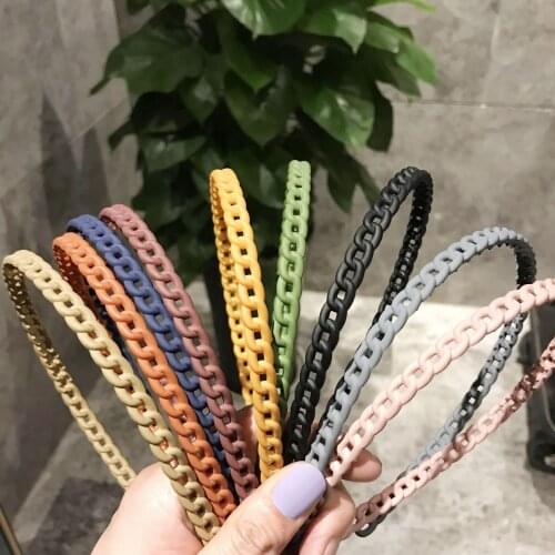 Fashion Hair Band Bezel Simple Frosted Hollow Headbandf Hair Hoop Woman Hairband Bezel for Hair Hair Band Girls Hair Accessories