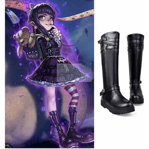 Game LOL Cosplay Shoes Anime Gothic Lolita Annie the Dark Child Cosplay Shoes