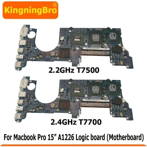 Original 2.2GHz 2.4GHz Motherboard For Macbook Pro 15" A1226 Logic Board 2007 Year