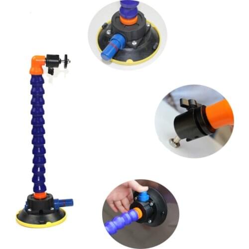 4.5inch Puller Suction Cup with flexible gooseneck pipe and 360 tripods head for LED lamp
