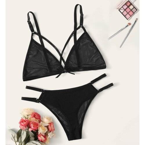 Sling Sexy Lingerie Women Lace G-string Thong Underwear Sleepwear New Pajamas Summer Femme Pajamases pijamas mujer