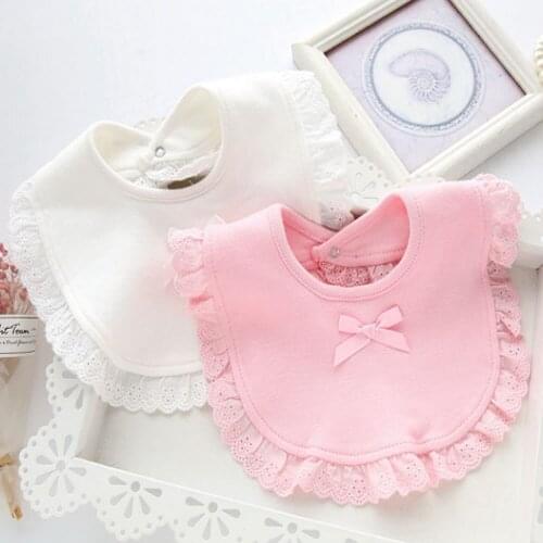 Saliva Towel Baby Bib Princess Newborn Cotton Cute Girl Female Burp Cloth Baby Bib Aprons Waterproof Newborn Baby Bibs