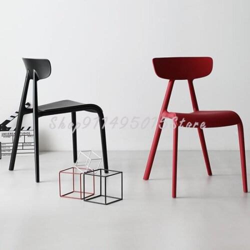 Modern Minimalist Creative Nordic Home Dining Chair Backrest Stylish Lounge Chair Restaurant Coffee Chair