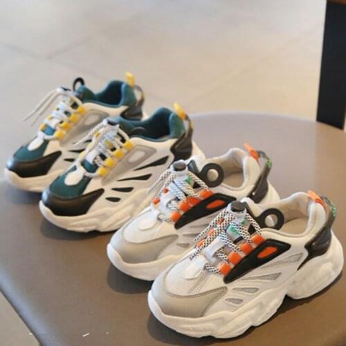 Girls' sports shoes 2021 spring new childrens shoes childrens old shoes boys spring and autumn breathable casual shoes