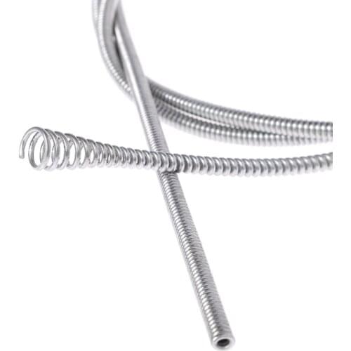 Rod Sink & Clog Bath Hair Grime Remover Drain Pipe 180cm Cleaning Tool Y9UA