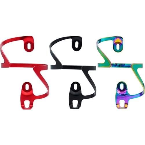 Aluminum Alloy Bike Bicycle Drink Water Bottle Rack Holder Cage Outdoor Bike Riding Holder Colorful Cycling Accessories