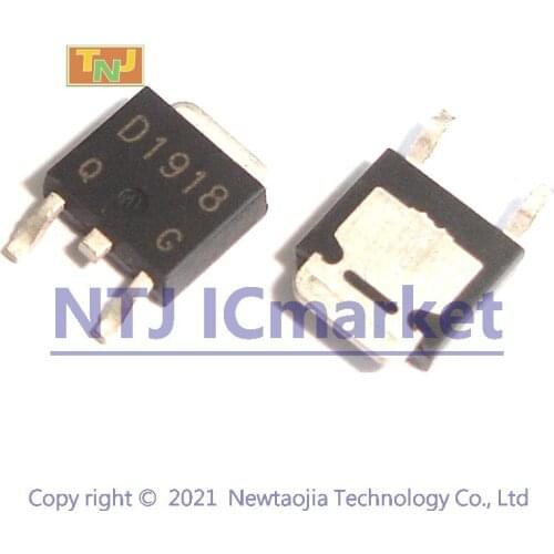 10 PCS 2SD1918 TO-252 D1918 ROHM Power Transistor 160V 1.5A