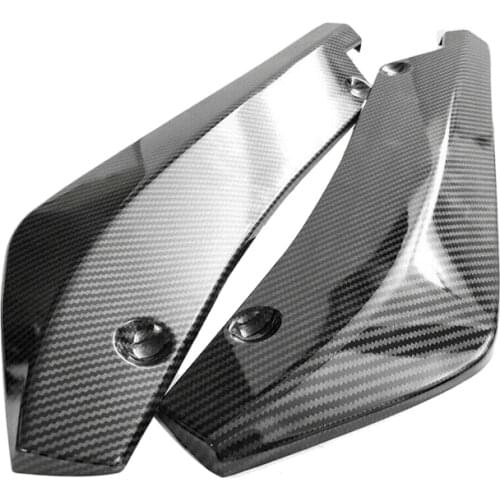 2 x Car Carbon Fiber Rear Bumper Lip Diffuser Splitter Protector