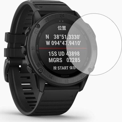 3pcs TPU Soft Clear Protective Film Guard For Garmin Tactix Delta Watch GPS Sport Smartwatch Screen Protector Cover (Not Glass)