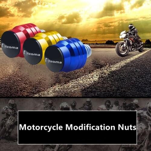 2Pcs Motorcycle Modification Accessories Scooter Modification License Plate Screws Personalized Decoration License Plate Screws