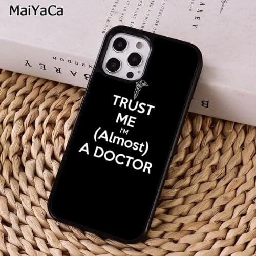 MaiYaCa Cute Doctor Nurse Medical Medicine Health Phone Case For iphone 11 12 mini Pro X XR XS MAX 6S 7 8 Plus 5S SE 2020 Cover