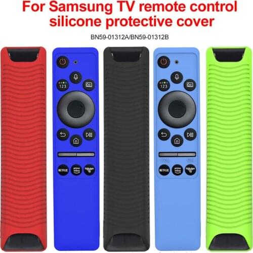 Remote Control Case For Samsung Smart Tv Bn59-01312a/01312 Cover Silicone Protective Case Shockproof Luminous Remote Cover