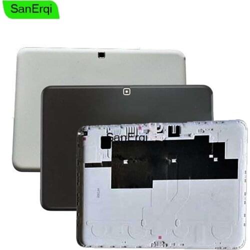 SanErqi For Samsung Galaxy Tab 4 T530 T531 T535 SM-T530 SM-T531 Back Battery Cover Rear Door Housing SanErqi New Black / White