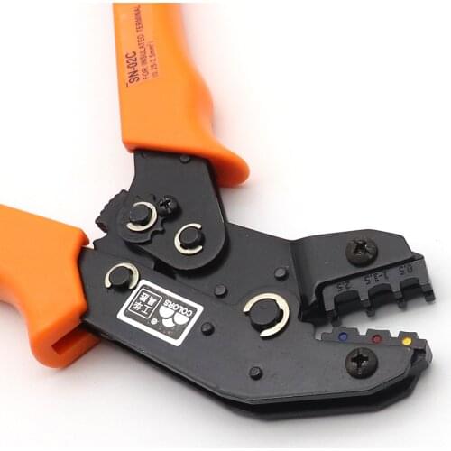 SN-02C 0.25-2.5mm2 crimping tools for wire end sleeves high quality multi-function pliers tube