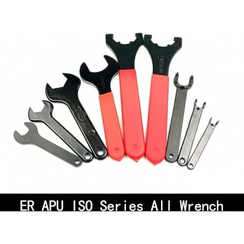 ER11 ER16 ER20 ER25UM ER32UM ER40UM C32 ER8 C25 APU13 APU16 Collet chuck Spanner keys CNC er wrench tools holder wrench