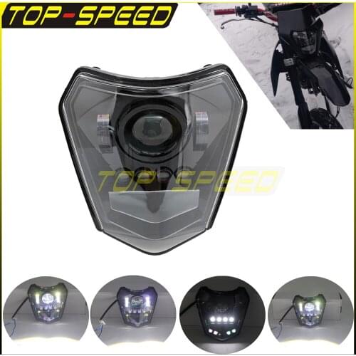 79614901000 Enduro MX Motocross LED Headlight High/Low Beam Daytime Running Light for 200 300 350 400 500 530 690 EXC XC-W XCF