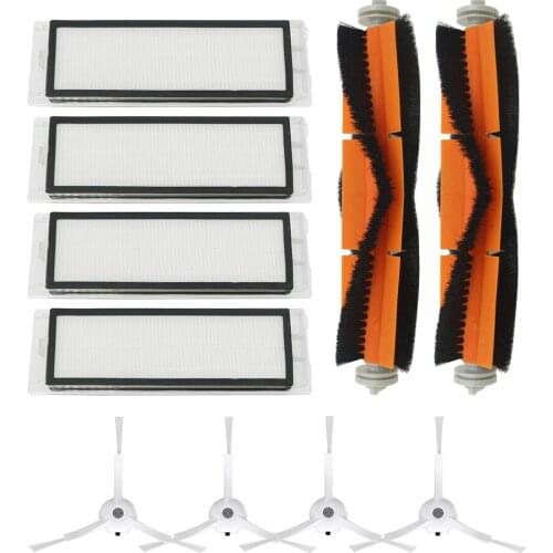 HEPA Filter + Side Brush + Main Brush for Xiaomi Mi Robot Vacuum Cleaner parts accessories roborock S50 S51