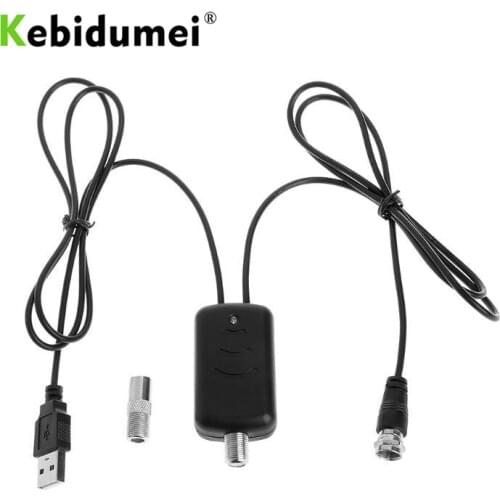 KEBIDUMEI TV Signal Amplifier Booster Convenience And Easy Installtion Digital HD For Cable TV For Fox Antenna HD Channel 25DB