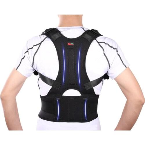 Back Waist Posture Corrector Adjustable Adult Correction Belt Waist Trainer Shoulder Lumbar Brace Spine Support Belt Vest