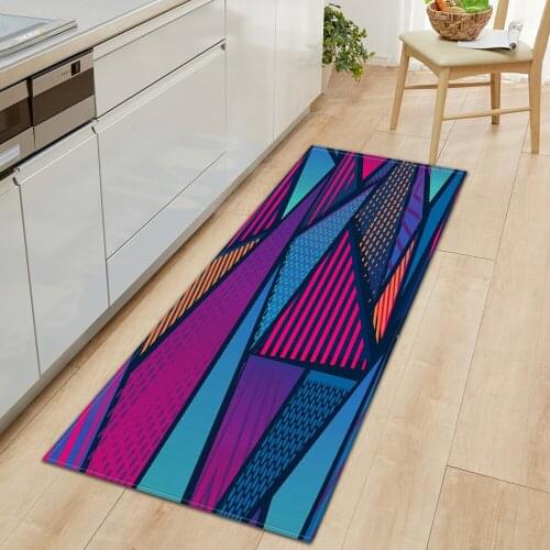 Nordic Kitchen Rug Home Entrance Doormat Bedroom Living Room Decoration Long Carpet Hallway Balcony Bathroom Anti-Slip Floor Mat