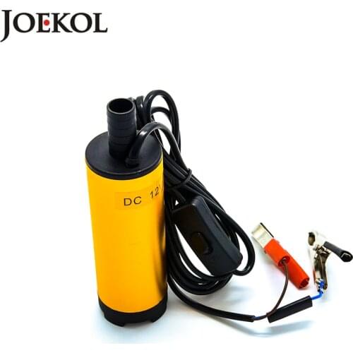 Aluminium Alloy Oil pump DC 12V/24V electric fuel transfer pump 30L/Min Submersible water diesel pump oil suction
