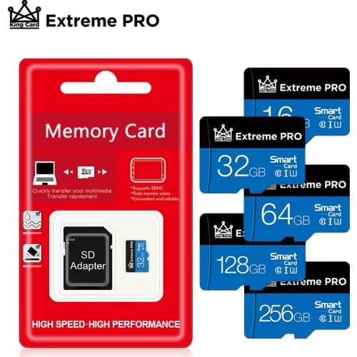 Micro SD Card 8GB/16GB/32GB/64GB/128GB micro sd Memory Card carte memoire 32gb C10 Mini TF Card free SD adapter Free shipping