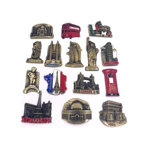 Bottle Opener Paris France Germany USA British Map Shape Italia Berlin Brazil Christ Redeemer Shanghai 3d Magnet Fridge