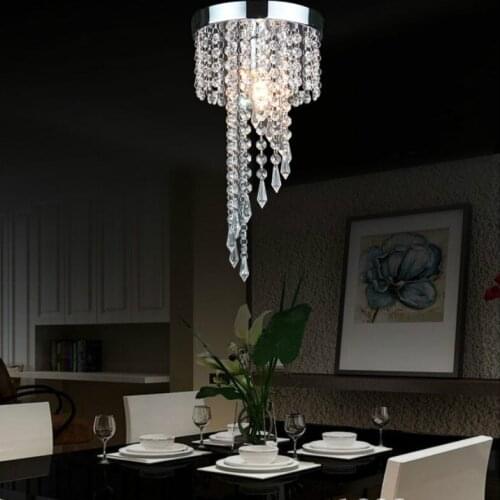 Crystal ceiling lamp European luxury restaurant hotel lighting fixture round corridor aisle porch ceiling lamps mx5271153