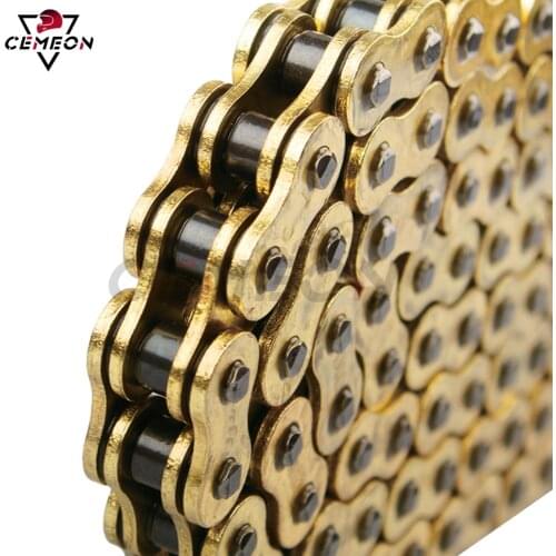 Motorcycle high quality oil seal chain DID O-ring 420 chain 136 chain link transmission chain thickened HV gold chain