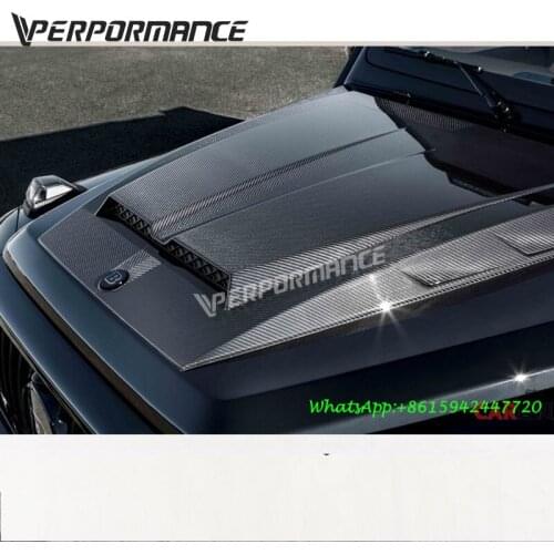 W463A front scoop hood W464 Dry carbon hood with B logo for W464 G550 G500 G63 2019 year