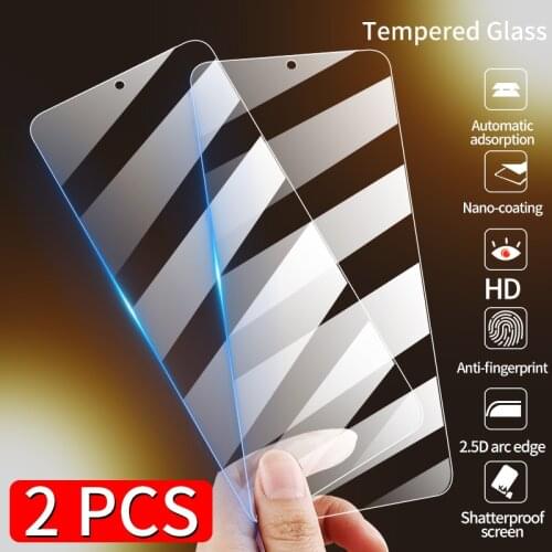 2PCS Full Cover Tempered Glass on the For Samsung Galaxy A51 A71 A10S A30S A50 A30 A10 A20 A40 A70 Screen Protector Glass Film