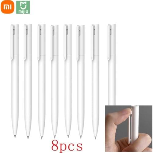 Original Xiaomi Mijia Gel Pen MI 0.5mm Signing Pen PREMEC Smooth Switzerland Refill MiKuni Japan Ink Black Best Gift Stylo