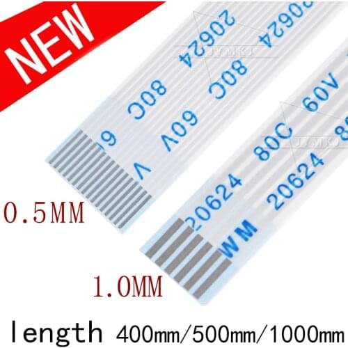AWM 20624 80C 60V VW-1 FFC FPC Flat flexible cable 4/5/6/8/10/12/14/16/18/20/22/24/26/28/30/32/34/36/38/40/45/50/54/60 Pin