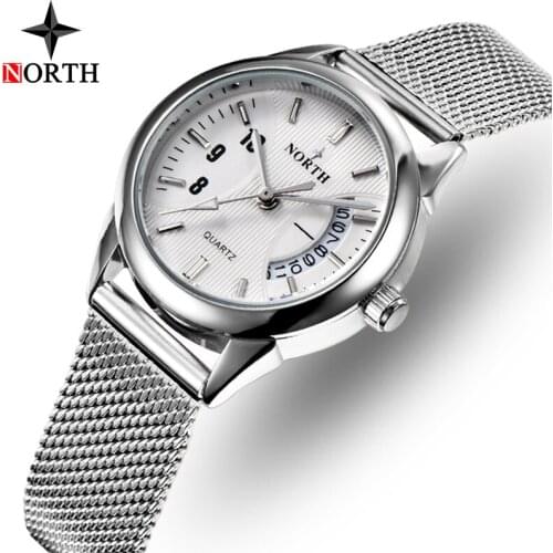 NORTH Luxury Brand Women Quartz Watches Fashion Casual Watch Women Simple Waterproof Bracelet Business Watches Reloj Mujer
