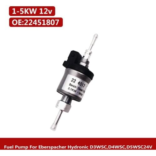 1kw-5kw Diesel Water Heater 12v Electric Oil Fuel Dosing Pump 22451807 Fit Eberspacher Hydronic D3WSC D4WSC D5WSC 12V
