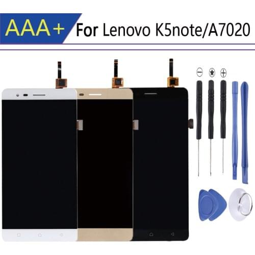 For pantalla Lenovo Vibe K5 note LCD A7020 display in Mobile Phone LCDs Touch Screen Digitizer Assembly Parts