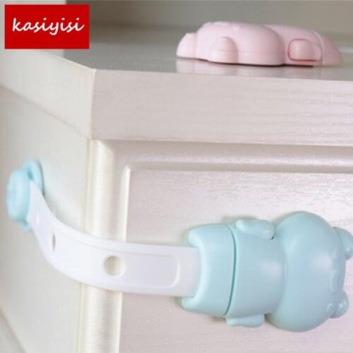 5Pcs/lot Flexible Security Multi Function Drawer Lock Children Safety Lock Baby Door Lock Door To Door Lock