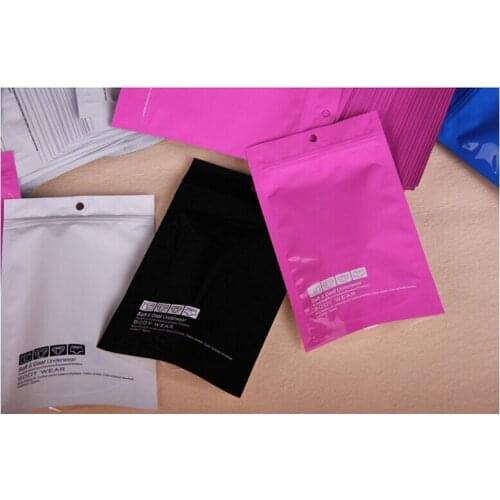 14x21CM Underwear Socks Package Plastic Bag Boxer trunk shorts Bag Self-Sealing Briefs Underpants Bags