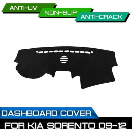 Car Dashboard Mat for KIA Sorento 2009 2010 2011 2012 Anti-dirty Non-slip Dash Cover Mat UV Protection Shade