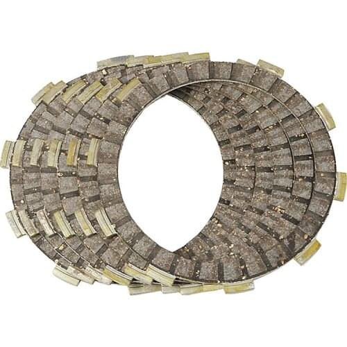 6PCS Motorcycle Clutch Friction Plates Kit for YAMAHA DT125 TZR125 Fiberous Clutch Friction Disc Plate Set
