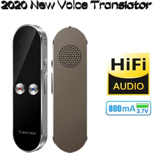 2020 New Portable Smart Voice Translator K8 68+ Language Real Time Instant 2-Way Voice Translator For Android/iOS